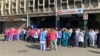 Protest zdravstvenih radnika ispred Gradske opšte bolnice, Skoplje 20. februar 2023.