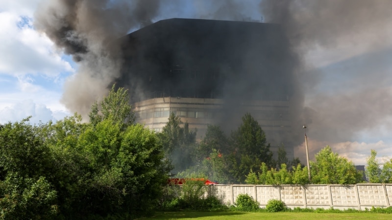 Fire In Office Building Near Moscow Reportedly Kills At Least 8