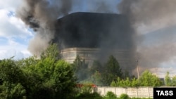 A fire at the office building in Fryazino near Moscow killed at least six people on June 24.