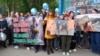 Митинг против строительства завода в Искитиме