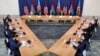 U.S. Secretary of State Antony Blinken hosts the Armenian and Azerbaijani foreign ministers for talks in Arlington, Virginia, June 29, 2023. 