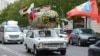 Машины на улице в Севастополе. Кым, 9 мая 2024 года