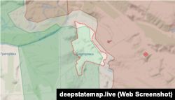 Білогорівка має вигідне для оборони і водночас важливе розташування. Топографічна карта DeepState 18 квітня 2024 року