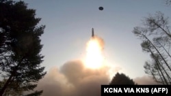 Probno lansiranje balističke rakete na nepoznatoj lokaciji u Severnoj Koreji, april 2023, ilustrativna fotografija