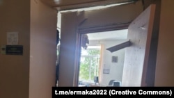 Oštećena kuća u ruskom raketnom napadu na Zaporožje