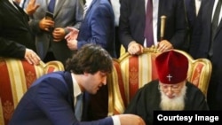 ირაკლი კობახიძე და ილია II (ფოტო არქივიდან)