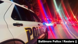 Policija na mestu napada, Baltimor, 3. oktobra 2023.
