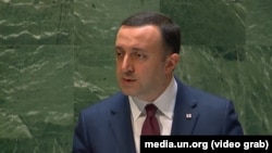 საქართველოს პრემიერ-მინისტრი ირაკლი ღარიბაშვილი. 