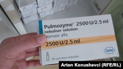 Pulmozyme, lek za cističnu fibrozu koji se mora čuvati u frižideru.