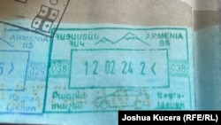 Armenian passport stamps include Mt. Ararat's image.