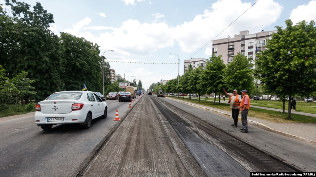 E njëjta rrugë në Buça në maj të vitit 2023.
