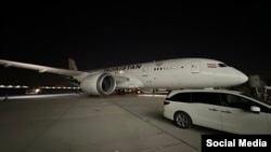 The Boeing 787-8 Dreamliner that Tajikistan bought from Mexico arrived in Dushanbe on May 15.

