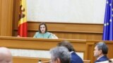 Maia Sandu la ședința Consiliului Suprem de Securitate. 