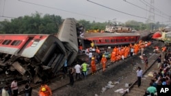 Posledice železničke nesreće u Indiji, 3. jun 2023. 