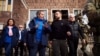 Рафаэль Гроссии и Владимир Зеленский во время посещения Днепровской ГЭС 27 марта 2023