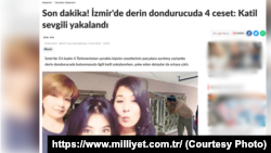 The Turkish daily Milliyet reported on the deaths.