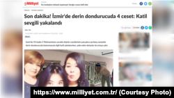 Türkiýäniň "Milliyet" neşirinden alnan surat.