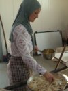 Sisters Berisha, owners of bakery in Skopje