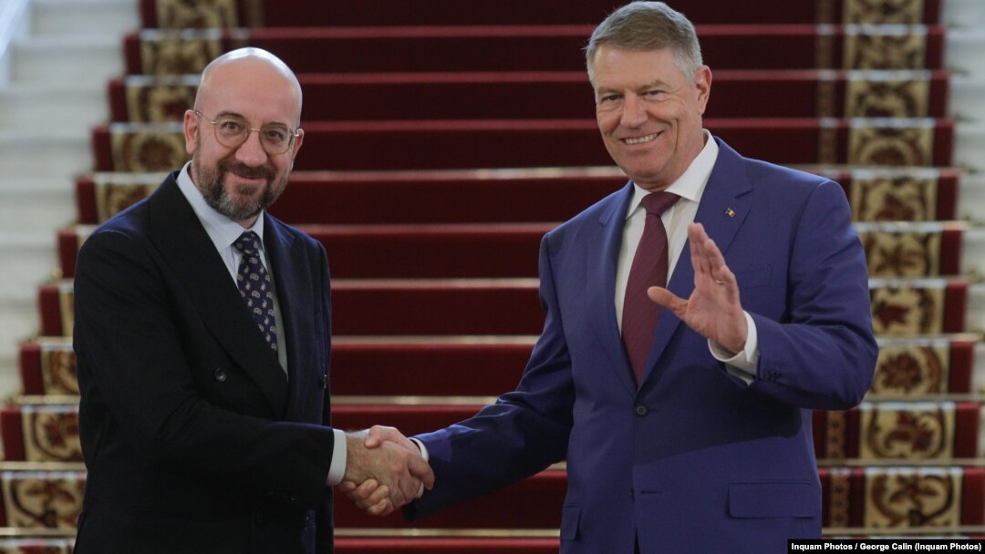 Klaus Iohannis a declarat luni, după întâlnirea cu președintele Consiliului European, că „nu există vreo asumare a unei date în iunie sau octombrie” pentru aderarea României la Schengen. 