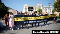 Protesti novinara i aktivista u Banjaluci zbog kriminalizacije klevete 