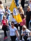 Protest of the Independent Union of State Administration in Skopje