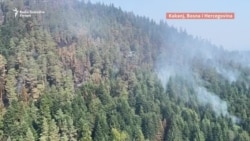 Helikopteri Oružanih snaga BiH sanirali požar na Ponijerima