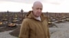 Yevgeny Prigozhin is seen visiting a cemetery for fallen Wagner fighters in the southern Russian Krasnodar region in April.