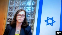 Ambasadorica Meirav Eilon Shahar u televizijskom obraćanju (fotoarhiva)