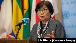Roza Otunbaeva, head of the UN Assistance Mission in Afghanistan (file photo)