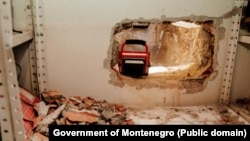 Tunel ispod Višeg suda u Podgorici, septembar 2023.