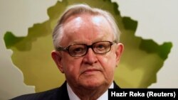 Ish i dërguari i OKB-së për Kosovën, Martii Ahtisaari. 