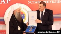 Patrijarh Porfirije i predsjednik Republike Srpske Milorad Dodik, Beograd, 28. februara 2023.
