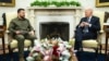 Президент України Володимир Зеленський під час зустрічі з американським колегою Джо Байденом, Вашингтон, 21 вересня 2023 року