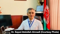 داکتر سید عبدالله احمدی، رئیس پیشین شفاخانۀ وزیر محمد اکبر خان 