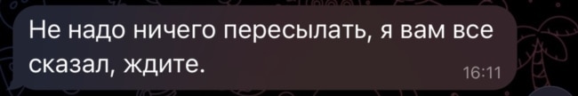 Фрагмент переписки с командиром пропавшего 6 августа срочника