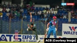 مسابقه کریکت میان تیم های افغانستان و بنگلادش