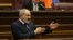 Armenian Prime Minister Nikol Pashinian speaks in parliament in Yerevan last week.
