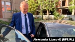 Boris Savić, predsjednik podgoričkog Višeg suda nakon saslušanja u Osnovnom tužilaštvu