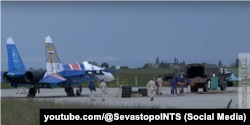 Российская авиация на аэродроме «Гвардейское» в аннексированном Крыму, архивное фото