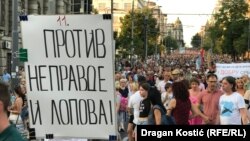 Pravosuđe u fokusu 11. protesta 'Srbija protiv nasilja' u Beogradu