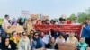 تجمع اعتراضی مهاجران افغان در پاکستان در پیوند به نشست سوم دوحه؛ نرگس: «نشست تحریم شود»