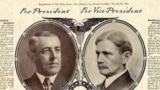Предвыборные портреты Вудро Вильсона и Томаса Маршалла в газете 1912 года