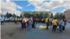 Protest în fața Guvernului, Piața Victoriei, 26 aprilie 2023, organizat de Federaţia Sindicatelor Libere din Învăţământ, Federaţia Sindicatelor din Educaţie „Spiru Haret” şi Federaţia Naţională Sindicală „Alma Mater”.