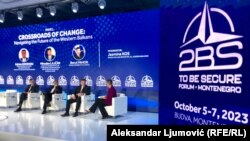 Panel o budućnosti Zapadnog Balkana, 2BS Forum. Budva, Crna Gora, 6 oktobar 2023.