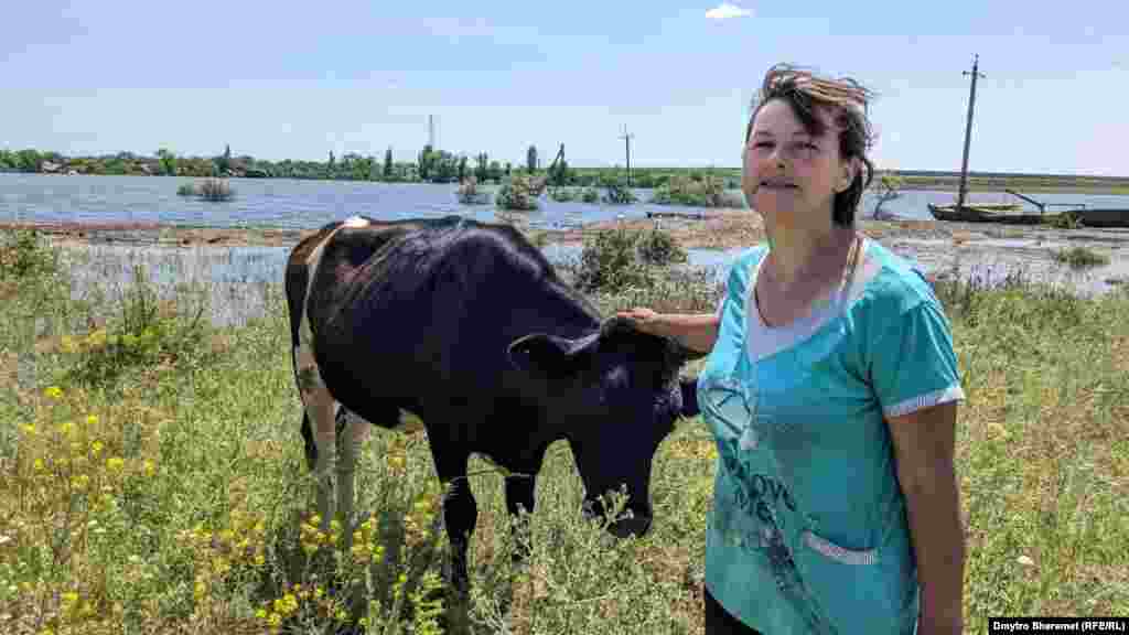 Світлана Кридинер &ndash; власниця сімейного фермерського господарства, понад 10 років займається розведенням корів. Житловий будинок та ферму повністю затопило, каже вона