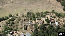 Empty houses whose roofs have been removed by the Pakistani Army during an operation are seen in South Waziristan. (file photo)