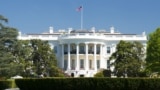 USA --- White House on deep blue sky background