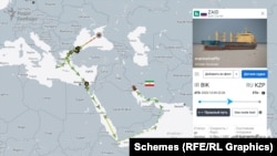 За даними MarineTraffic, судно Zaid з вантажем наприкінці листопада прибули до порту Bandar Imam Khomeini в Ірані