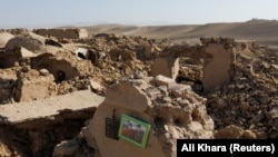 خانه های ویران شده در اثر زلزله های اخیر در ولایت هرات