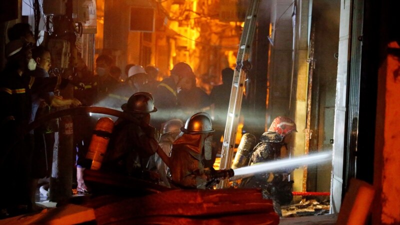 Pedeset šest osoba poginulo u požaru u Hanoju